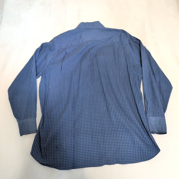 Southern Tide Men's Blue Gingham Button-Down Shirt L - Picture 3 of 10
